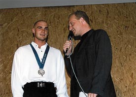 Moder�torem ve�era byl Jan Kova��k, kter� zpov�dal i olympijsk�ho �ampiona.