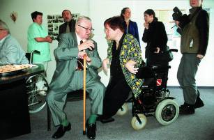 Gener�l Pe�ina s Ivetou Pe�kovou. Foto: -plk-