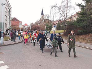Jeden z pr�vod� vyrazil od sv. Jakuba ve Stod�lk�ch
