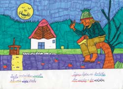 Kresba: Michaela Lendvaiov�, 4. B Z� Mohylov�