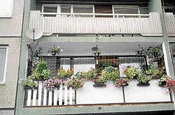 S rozkvetlm balkonem pan Blanky Siganov vypad panelov dm na Luinch hned o nco lpe.