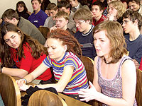 Beseda vzbudila u student� opravdov� z�jem